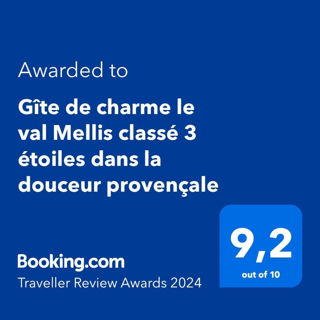Gite De Charme Le Val Mellis Classe 3 Etoiles Dans La Douceur Provencale Vaumeilh Exterior foto